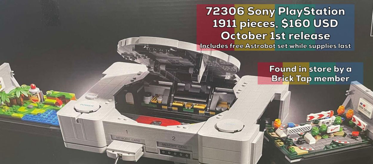 Zestaw Lego PlayStation już w sklepach. Mamy pierwsze zdjęcie