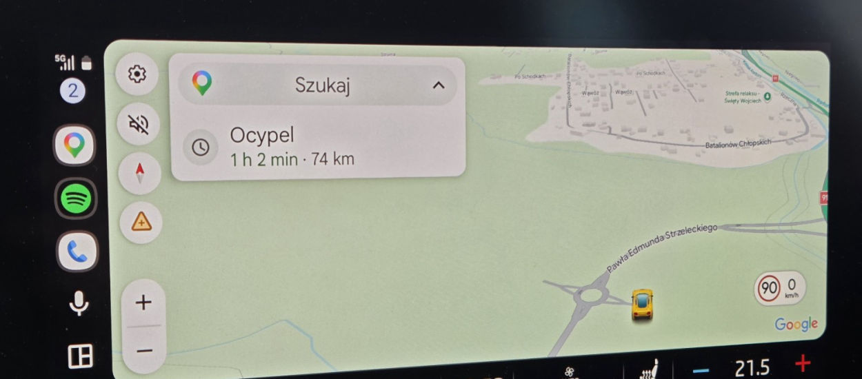 Czekaliśmy na to 5 lat. Mapy Google na Android Auto z nową funkcją