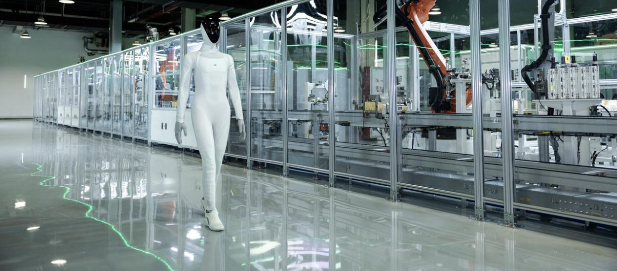 Robot sam zszedł z linii produkcyjnej. Nagranie robi wrażenie