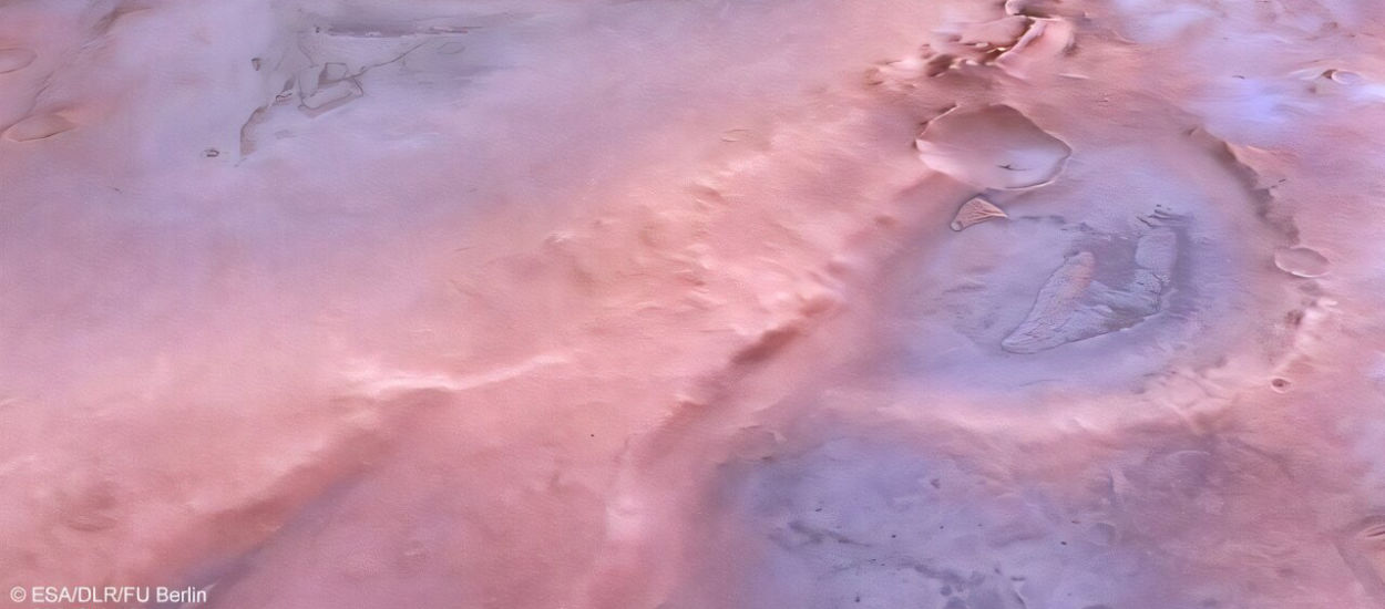Mars jednak nie taki czerwony. W tym miejscu dominuje inny kolor